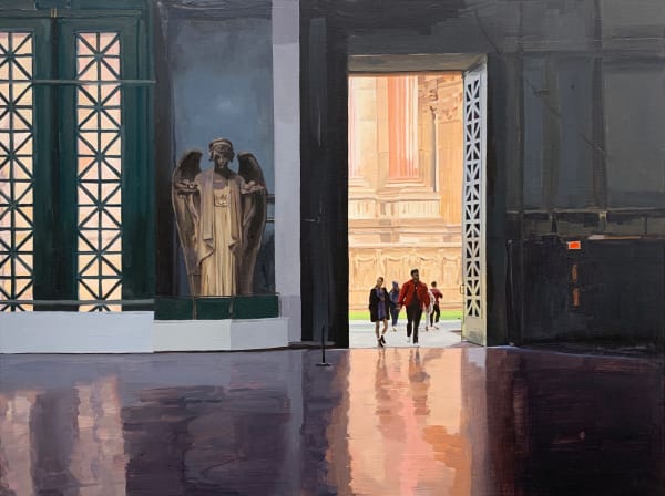 Heather Goodchild Palace Storage, 2022 oil on board 12 x 16" unique