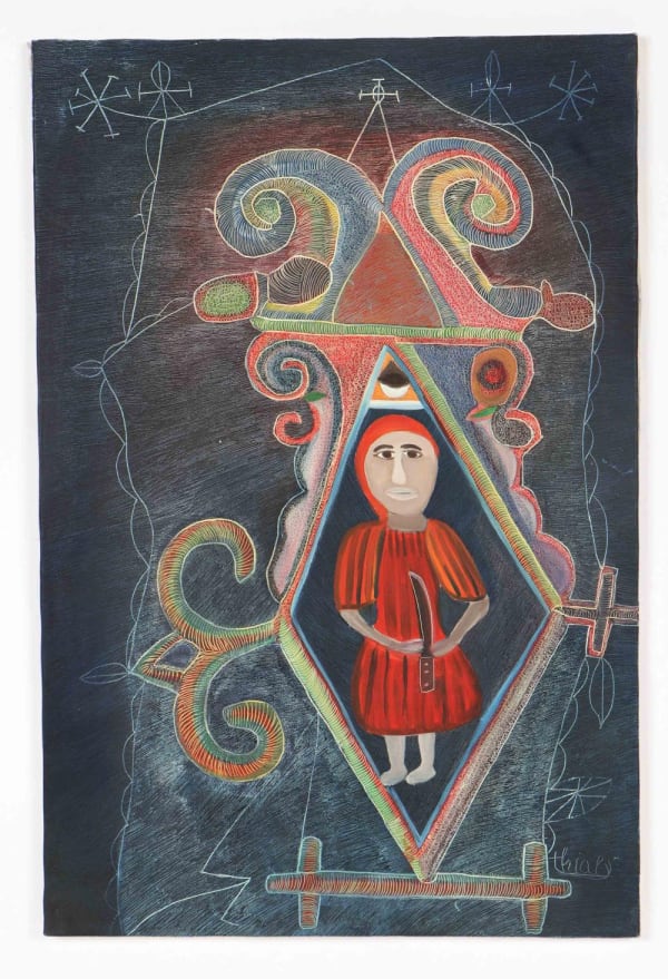 Ermistral Charles "Thialy" (Haitian, b. 1937), Loas, 1989