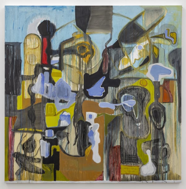 Harold Klunder Rooted In Earth (The Sound Of The Moth), 2002 Oil on canvas; unique 78 x 78 inches