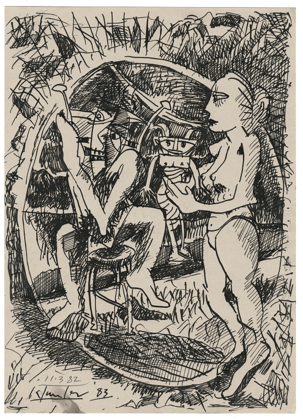 Harold Klunder, Untitled Study, 1983