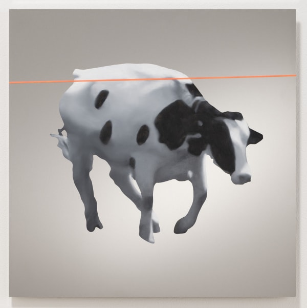 ​Seishu Niihira Inversion0 #13 2018 Oil, resin on aluminum 45 × 45 cm