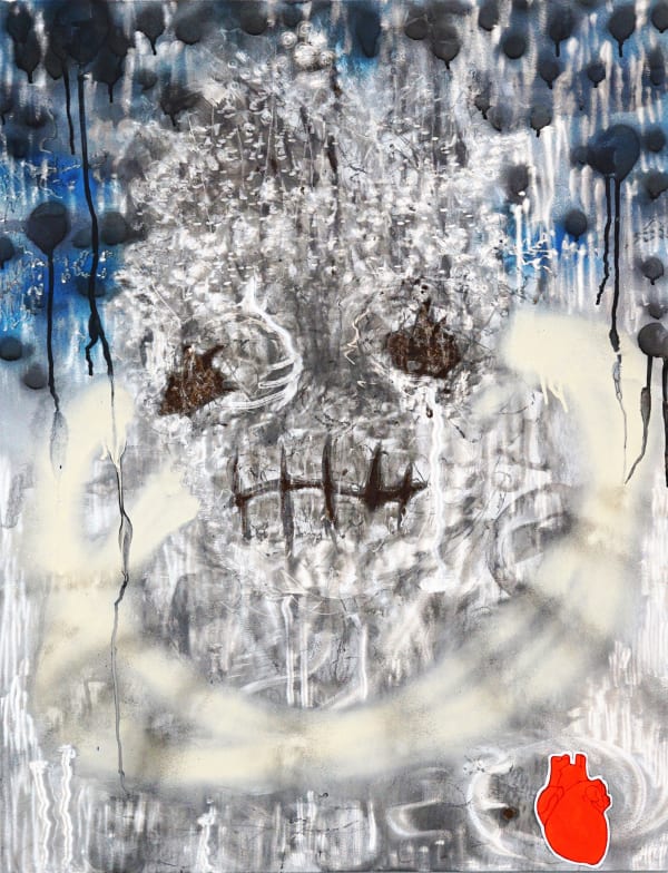 Shinnosuke Tojo 092 2018 Copper panel, rust, pigment 84.5 × 65.3 × 1.6 cm