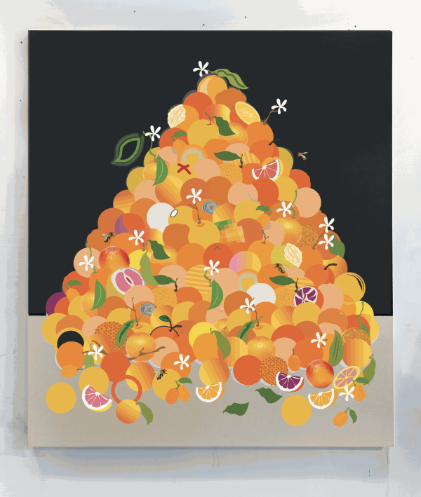 Stephen D'Onofrio, Orange Pile, 2023