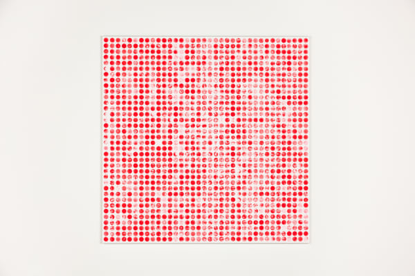 Mio Yamato, BREATH 13, 2022, acrylic on canvas, 130.3×130.3cm Photo by Hyogo Mugyuda