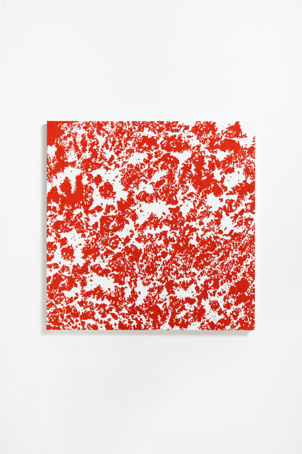 Mio Yamato, under my skin, 2021 Acrylic on canvas, 100 x 100 x 5 cm