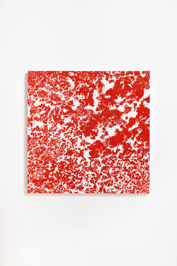 Mio Yamato, under my skin, 2021 Acrylic on canvas, 100 x 100 x 5 cm