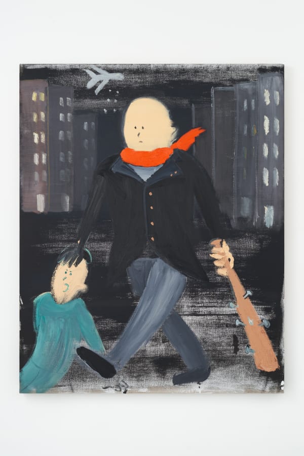 Shinya Azuma, Social Destoroyer, 2024, oil on canvas, 162x130.3cm Photo by Yuji Imamura