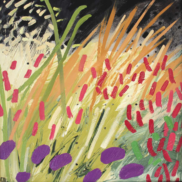<span class="artist"><strong>Jane Hindmarch</strong></span>, <span class="title"><em>Redhill Lodge Gardens - flowers and grasses</em>, 2022</span>