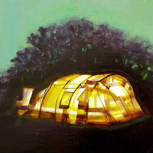 <span class="artist"><strong>Sue Blandford</strong></span>, <span class="title"><em>Van Tent</em>, 2021</span>
