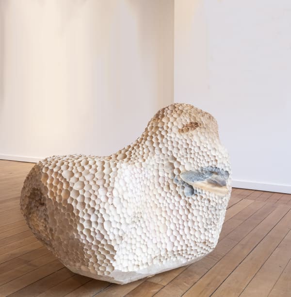Installation by C&C of Jack Wheeler's sculpture in River’s Edge at BallroomArts, Aldeburgh, Suffolk 2022