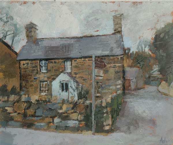 'House at Llanystumdwy' Oil on board SOLD