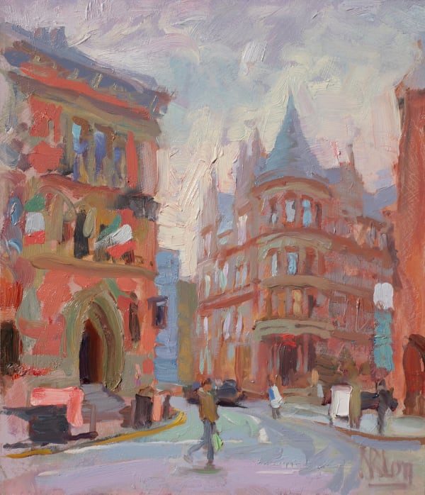 Norman Long Chop House Oil on board 30 x 35cm £665