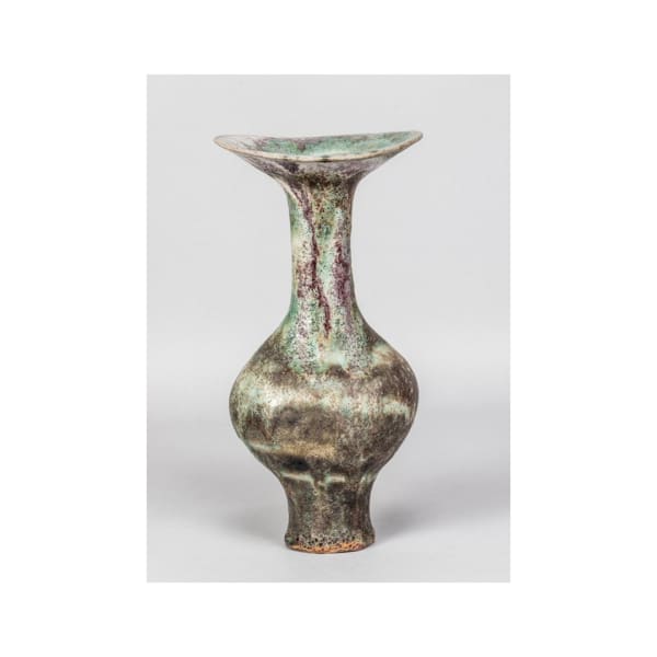 Lucie Rie - Large Oval Vase , Circa 1970