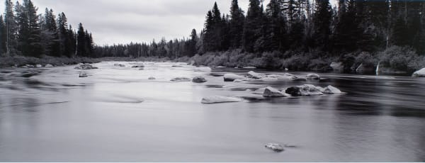 Thaddeus Holownia, River and Smooth Rocks, 2003