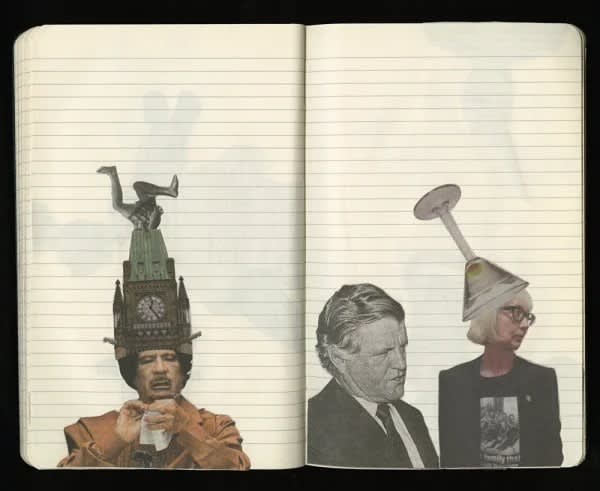 Daily Collage, Barbara Astman #8, 2011