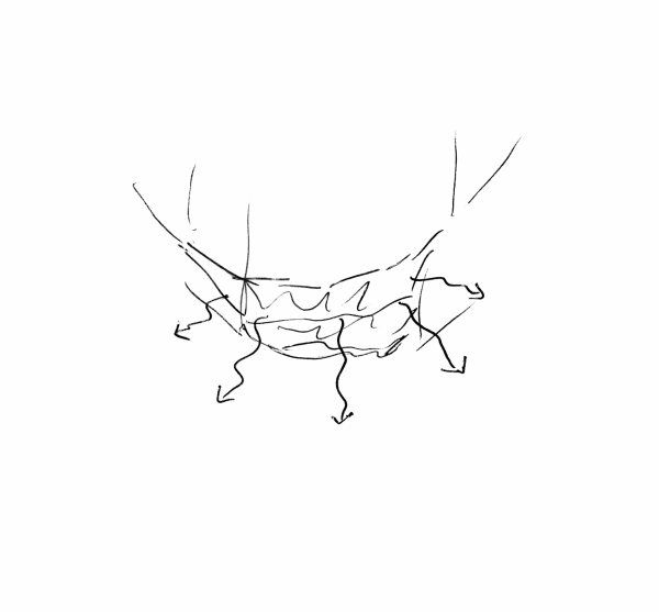 Common Accounts, Photograph of production sketch, 2025.