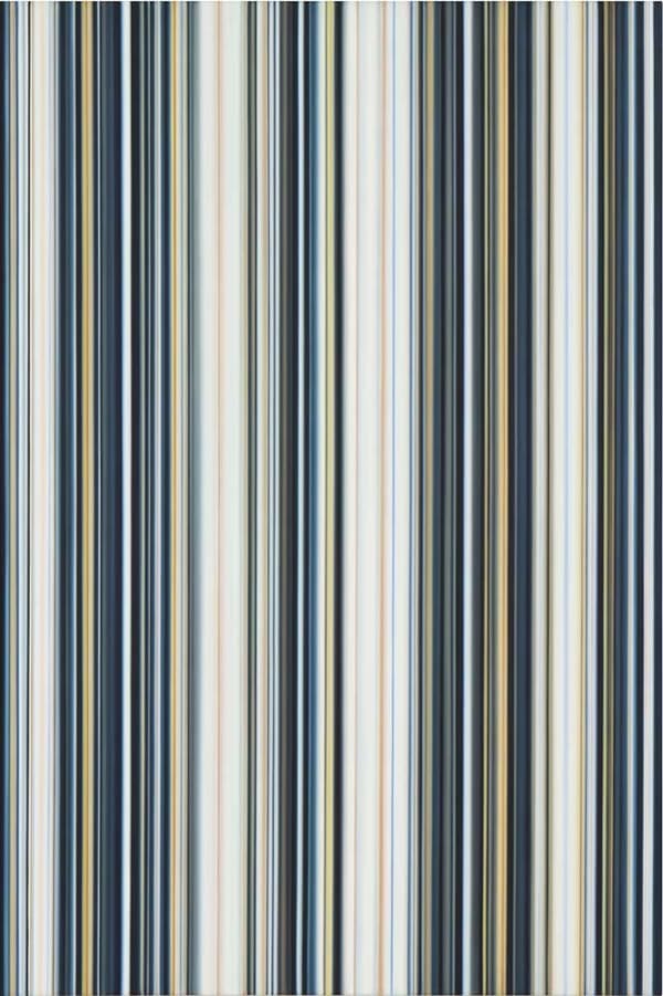 Cornelia Thomsen - Stripes Nr. 88, 2015, Oil on canvas, 48 x 32 inches