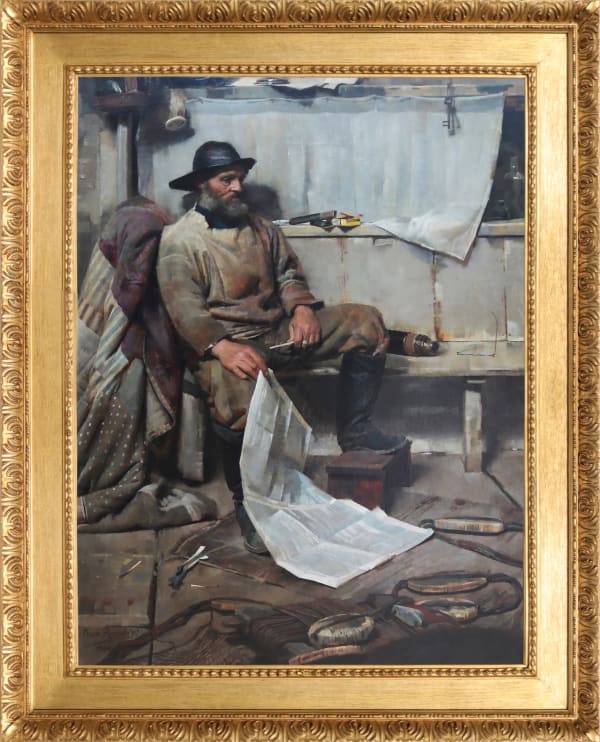 Frank Richards, Fisherman Reading, 1890