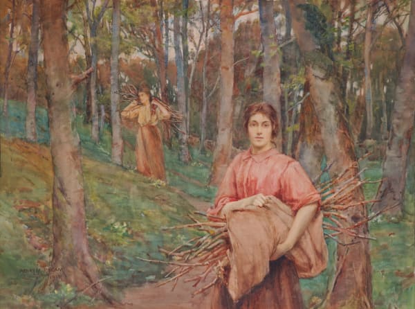 Henry Meynell Rheam, Gathering Firewood, 1913