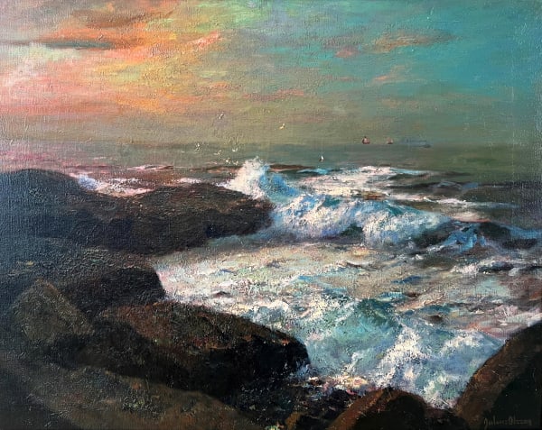 Last Embers by Julius Olsson
