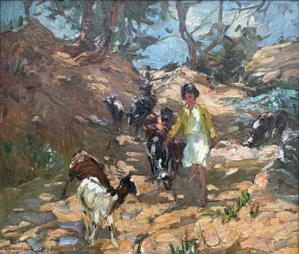 The Little Shepherdess by Dorothea SHarp