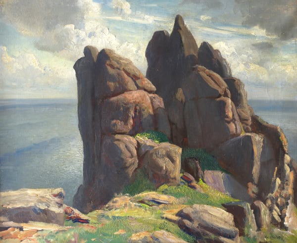 Carn Barges 1935 by Dame Laura Knight