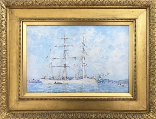 French Barque "Joinville" 1921 by Henry Scott Tuke