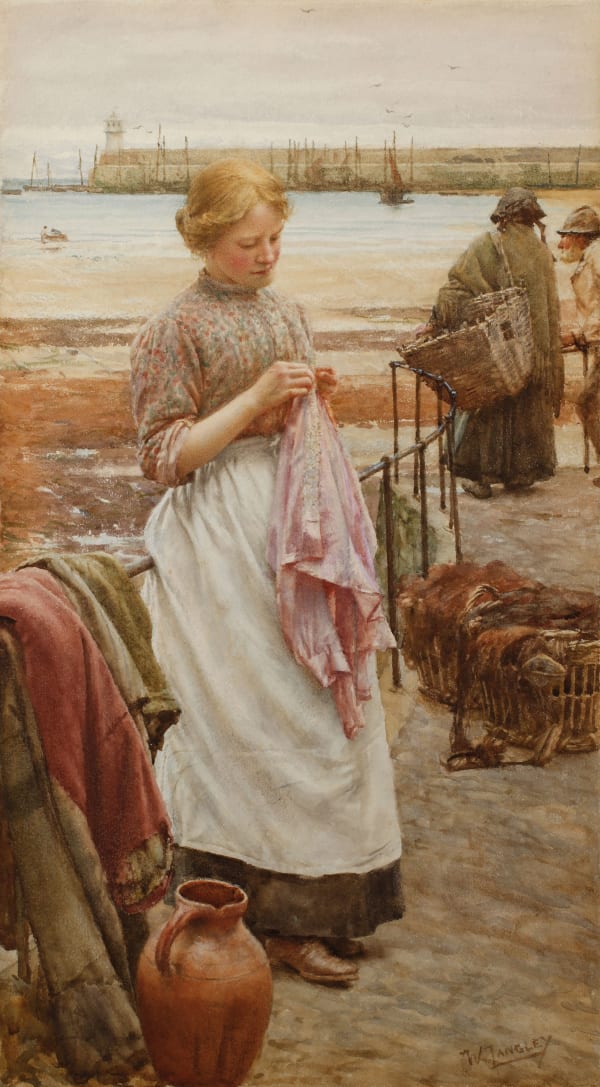 Walter Langley, The Pink Bodice, 1904