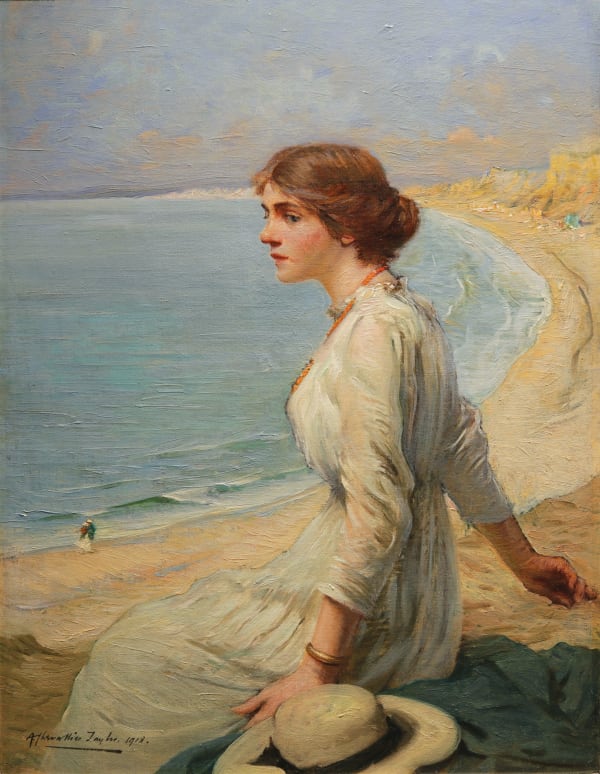 Albert Chevallier Tayler, Lost in thought, 1918