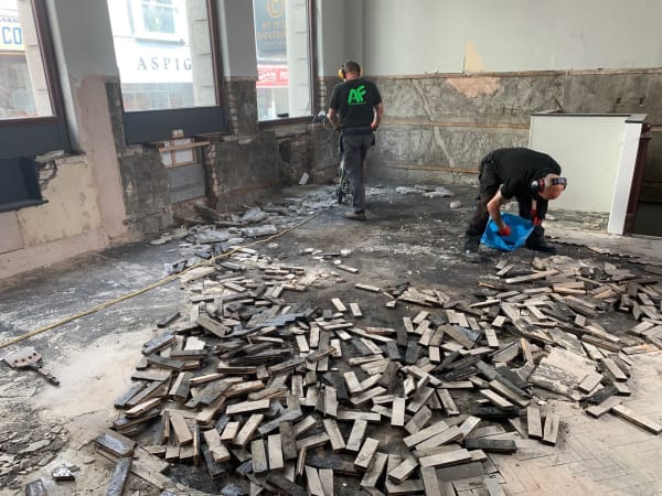 Demolition stage
