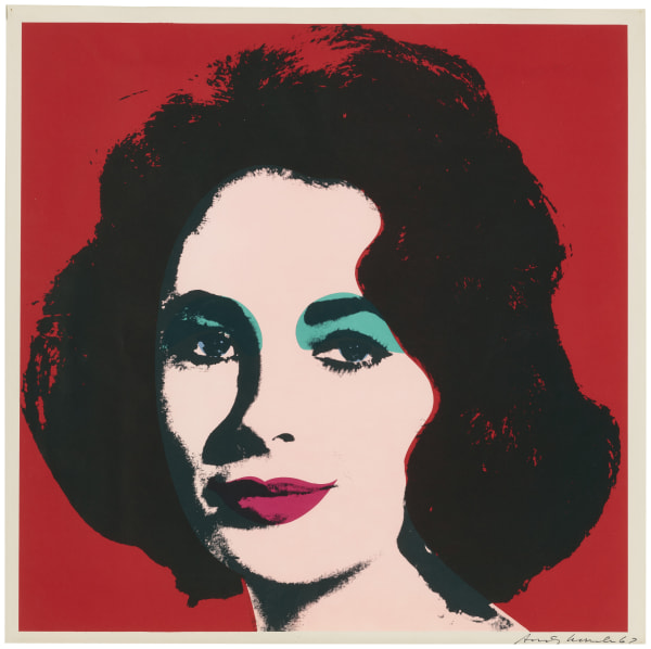 Andy Warhol, Liz, 1967, Original offset lithograph in colors, on wove paper, 1964, signed and dated '67' in felt-tip pen, from the edition of approximately 300, published by Leo Castelli Gallery, New York, with full margins at | www.coskunfineart.com