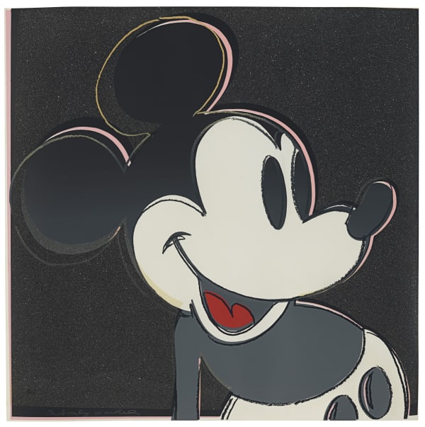 Mickey Mouse, 1981, from the Myths Portfolio by Andy Warhol, Edition 200 at Coskun Fine Art