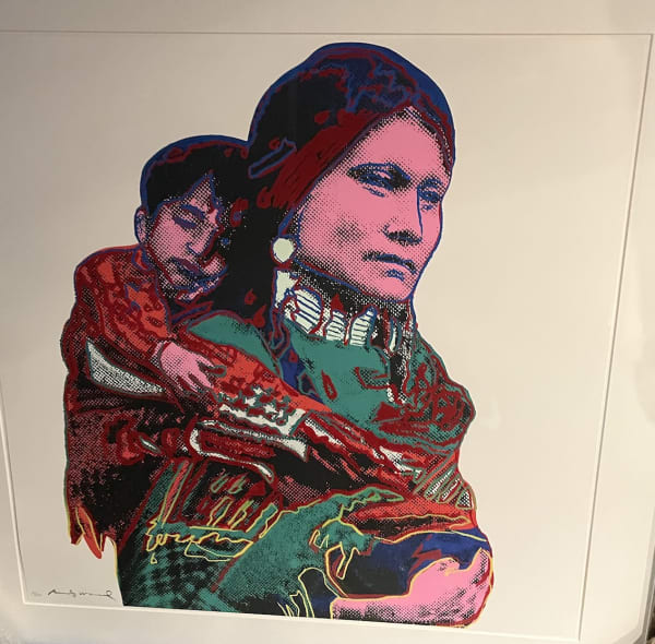 Andy Warhol, Mother and Child from Cowboys and Indians 1986, Screenprint from an edition of 250, signed and numbered in Pencil at Coskun Fine Art London