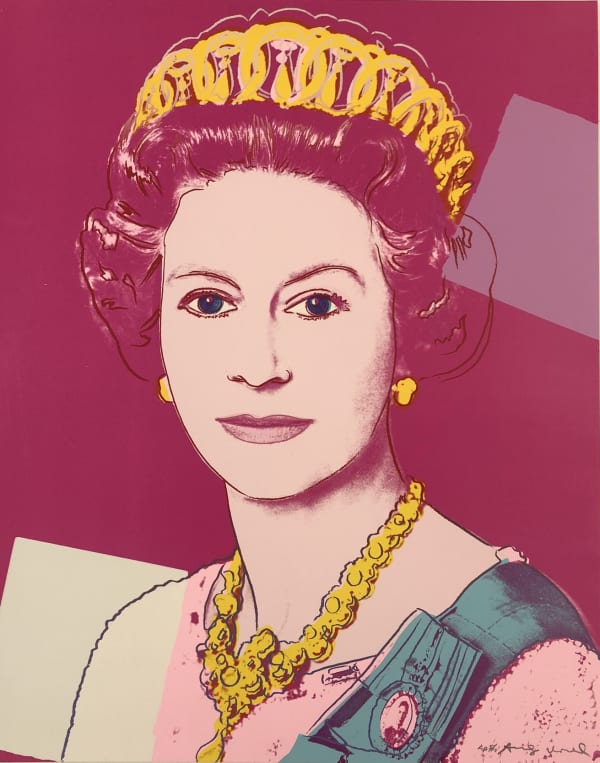 Reigning Queens: Queen Elizabeth II by Andy Warhol, Screenprint from an edition of 40, signed and numbered, at Coskun Fine Art