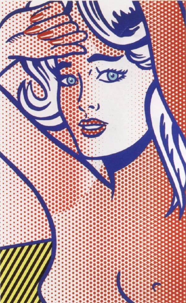 Nude with Blue Hair State I, 1994, by Roy Lichtenstein, Relief Print from an edition of 10, at Coskun Fine Art