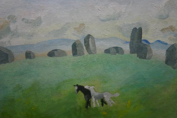 Winifred NICHOLSON (1893-1981) Long Meg and Daughters c. 1948-50 Oil on canvas 18 x 24 inches / 45.7 x 61cm