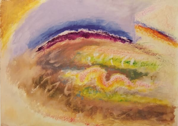 Winifred NICHOLSON (1893 – 1981) Rainbow with Movement, late 1970’s Mixed media on paper 23 ½ x 30 ¾ inches / 56 x 78 cm