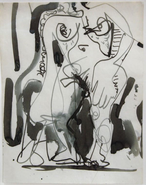 Hans HOFMANN (1880-1966) Untitled, c. 1935 India ink on paper 8 ½ x 11 inches / 21.6 x 27.9 cm HH No – M-0933/856