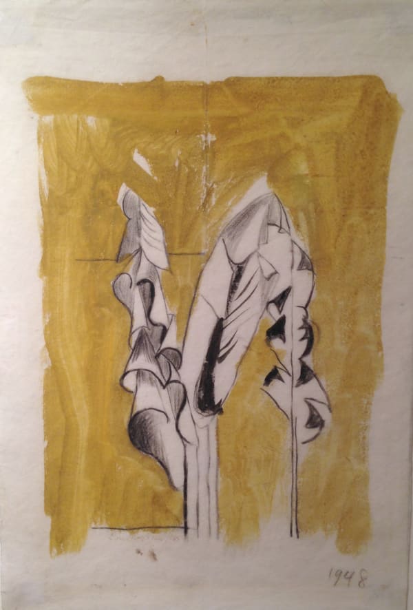 Graham SUTHERLAND (1903 – 1980) Banana Leaves, 1948 Watercolour and pencil 11 x 7 ½ inches / 27.9 x 19 cm