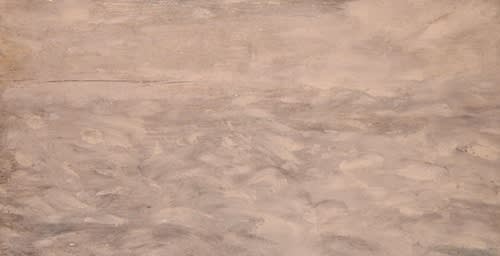 L.S. LOWRY (1887 – 1976) Untitled (Seascape), undated Oil on board 7 x 13 . inches / 17.8 x 23.6 cm