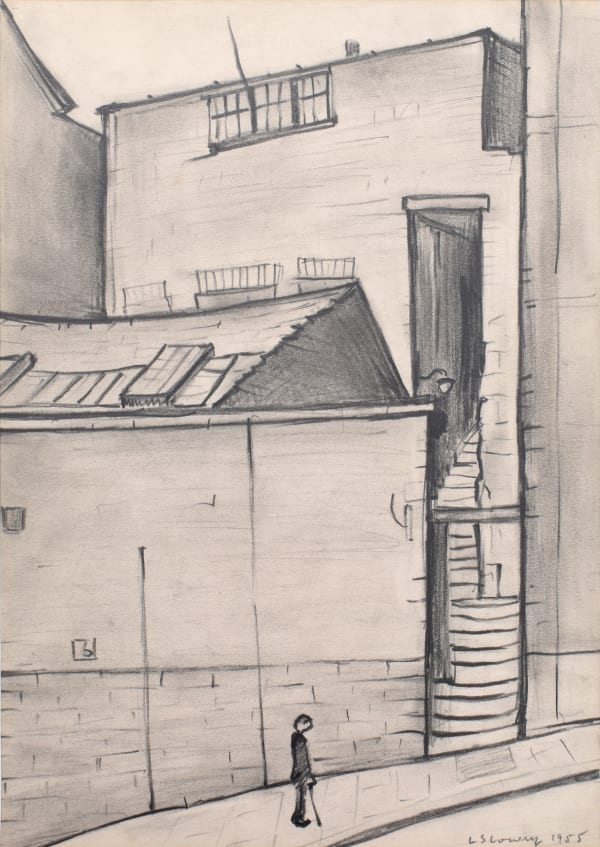 Laurence Stephen Lowry, View of Whitby, 1955