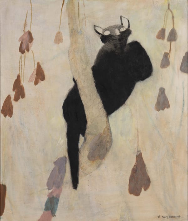 Mary Newcomb, Cat in the ash tree, 1985