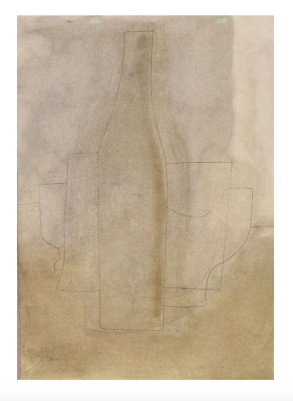 Ben Nicholson, 1972 (Still life with bottle), 1972