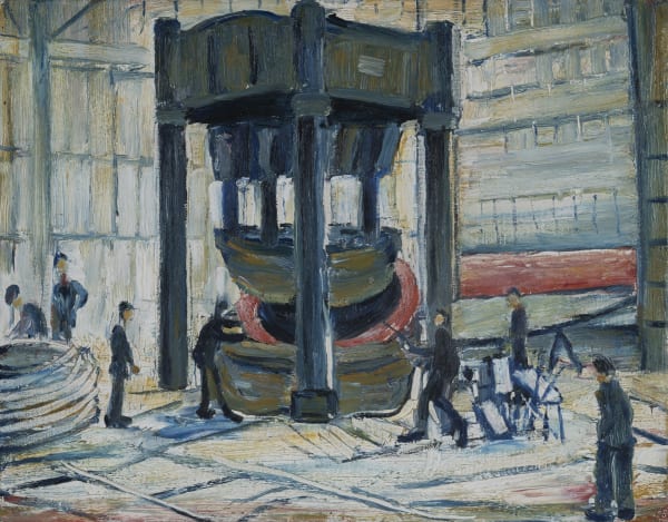 Laurence Stephen Lowry, Boiler Works II, c. 1942