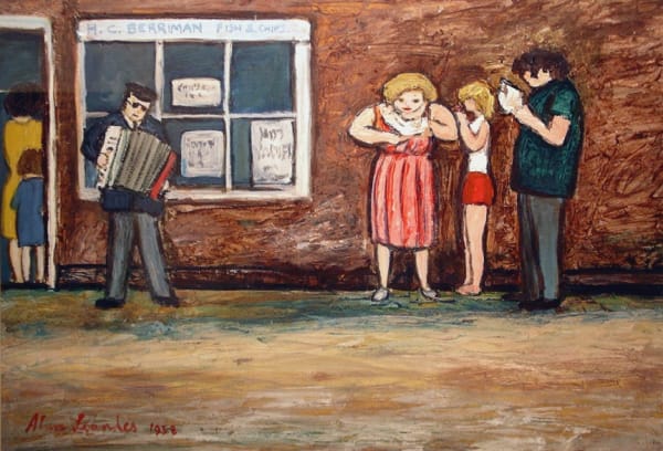 Alan Lowndes, The Accordion Player, 1958