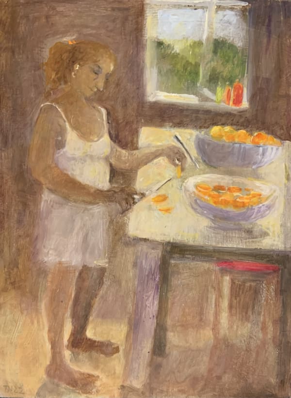 Tessa Newcomb, Cutting Oranges, 2022