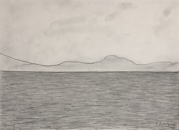 Laurence Stephen Lowry, Hills and Sea, 1959