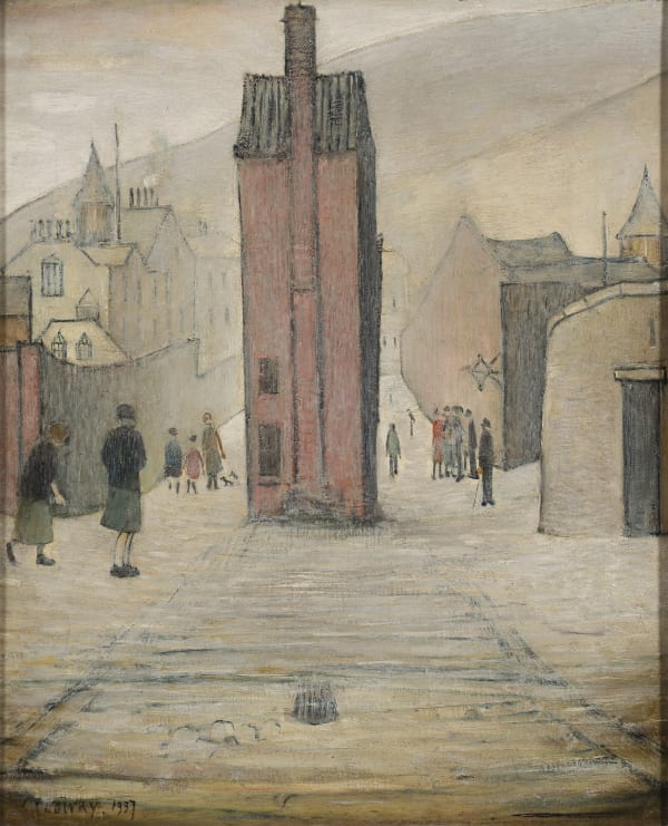 Laurence Stephen Lowry, Old Building, Edinburgh, 1937