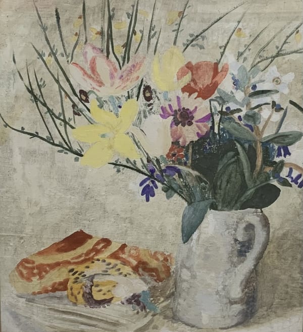 Winifred Nicholson, Meadow Cranesbill and Broom , 1928