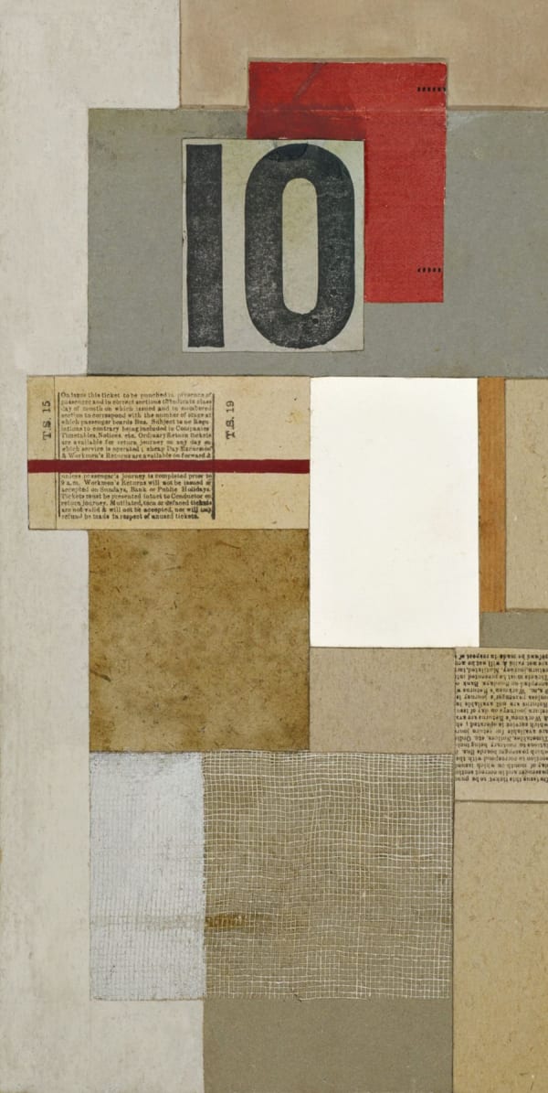 Ben Nicholson, Bus Ticket, 1942